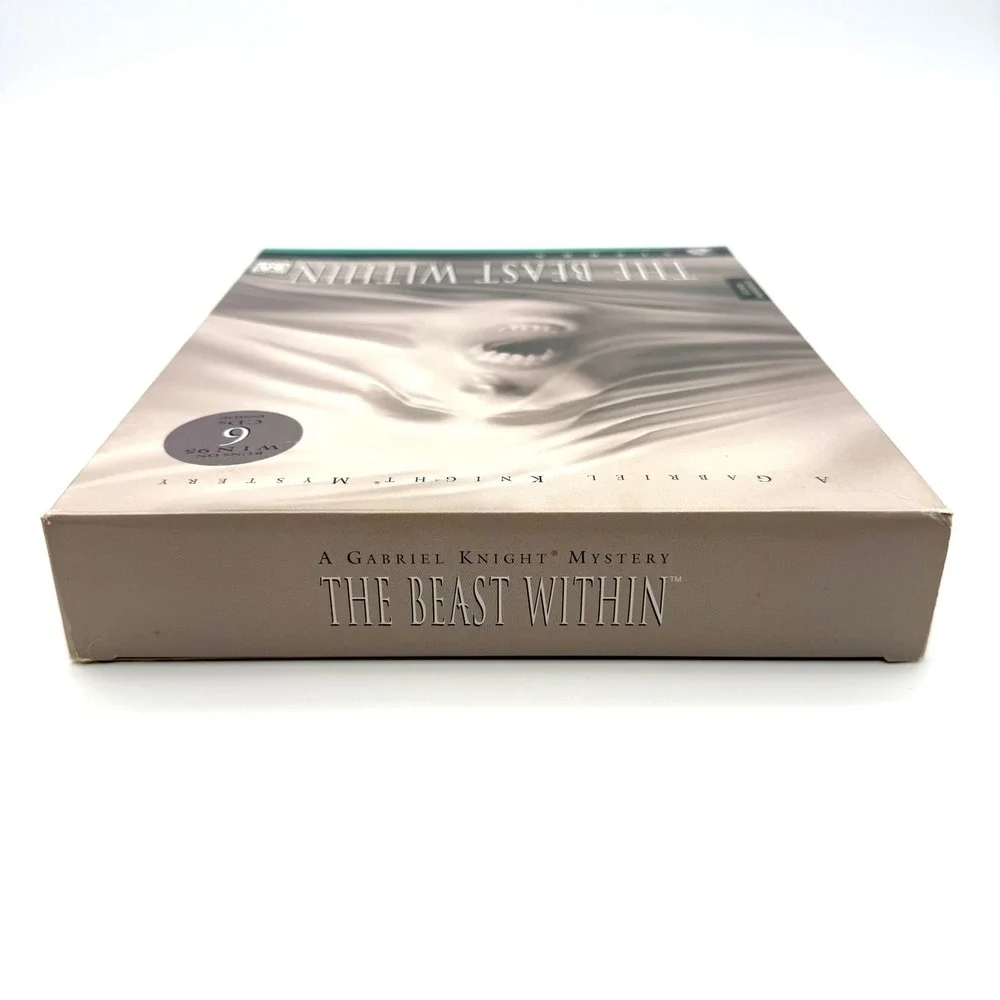 Beast Within Gabriel Knight Mystery PC Game 1995 Big Box Sierra Complete 6 CD